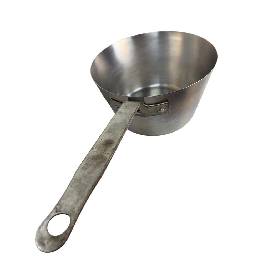 Vintage Vollrath Aluminum Tapered Saucepan Pot 7335-1 NSF Commercial Kitchen